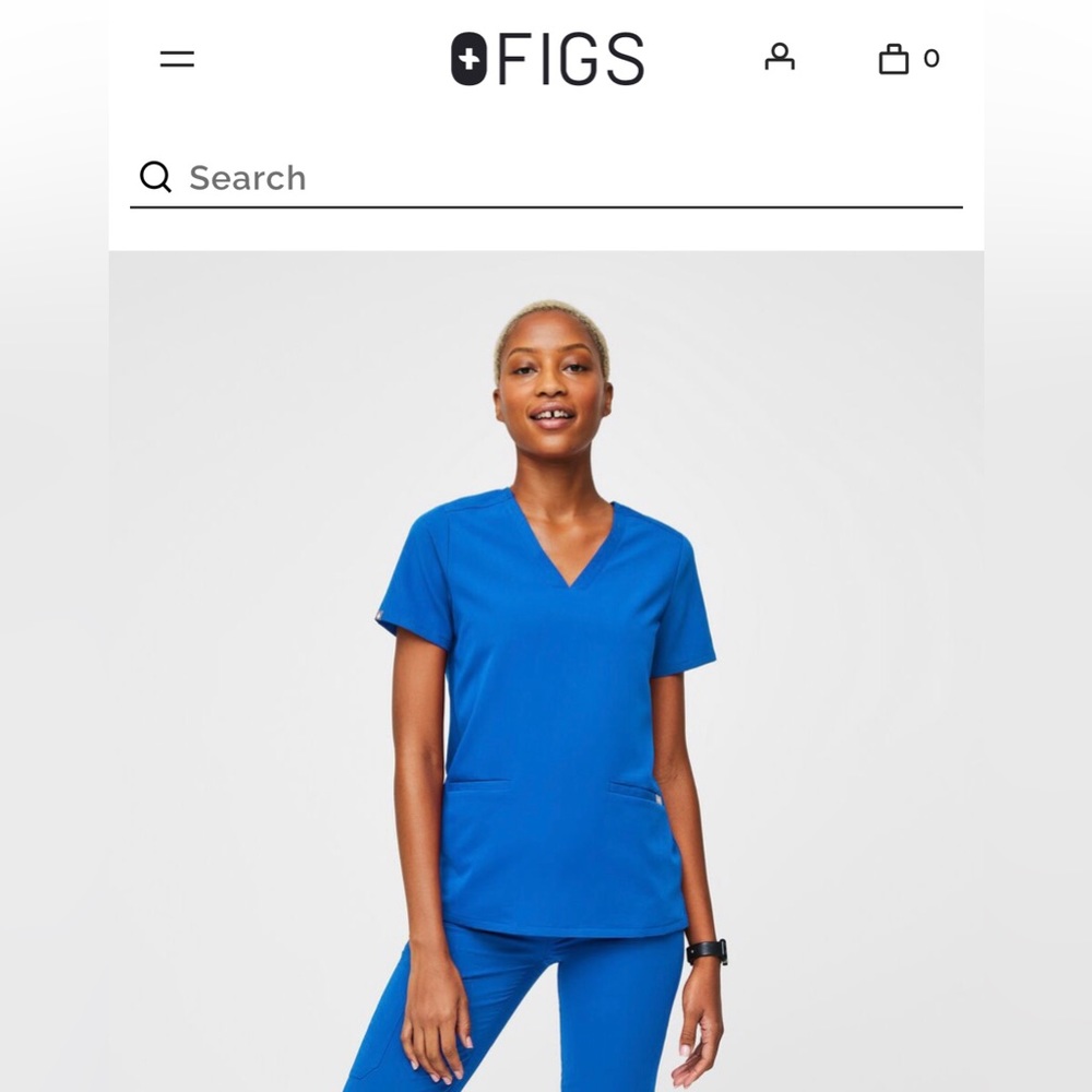 Figs Scrub Top